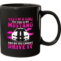 Mustang Themed Mug For Girls