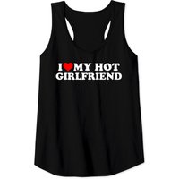 I Love My Hot Girlfriend Shirt Gf I Heart My Hot G Tank Tops — T-shirts pour hommes