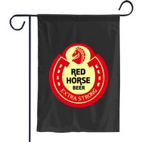 Red Horse Beer Garden Flags — Drapeaux décoratifs