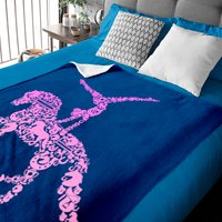 Equestrian Vaulting Horse Vaulters Girls Kids Pull Baby Blankets — Baby Blankets