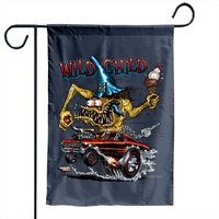 Rat Fink Wild Child Garden Flags