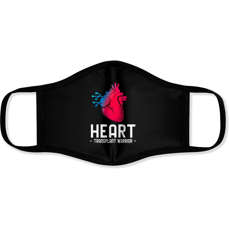 Heart Transplant Recipient Surviving Pride Face Masks — Masques en tissu