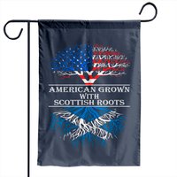 American Grown With Scottish Roots Garden Flags