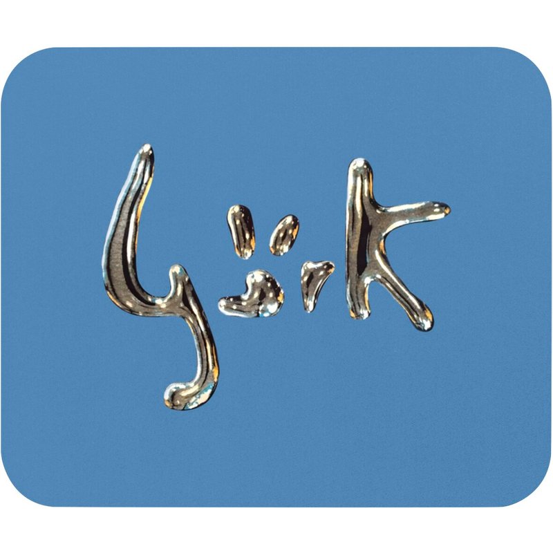 Bjork Metallic Debut Logo Mouse Pads — Mouse Pads & Desk Mats