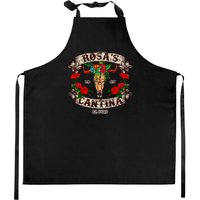 Rosa's Cantina, Distressed (design 1 Of 2) - El Paso - Kitchen Aprons — Tabliers de cuisine