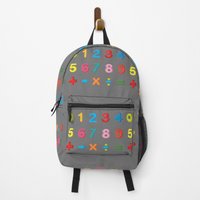 School Number Backpack