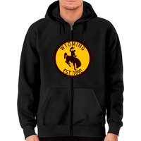 Wyoming Established 1890 - Wyoming Cowboys - Zip Hoodies — Sweats à capuche pour hommes