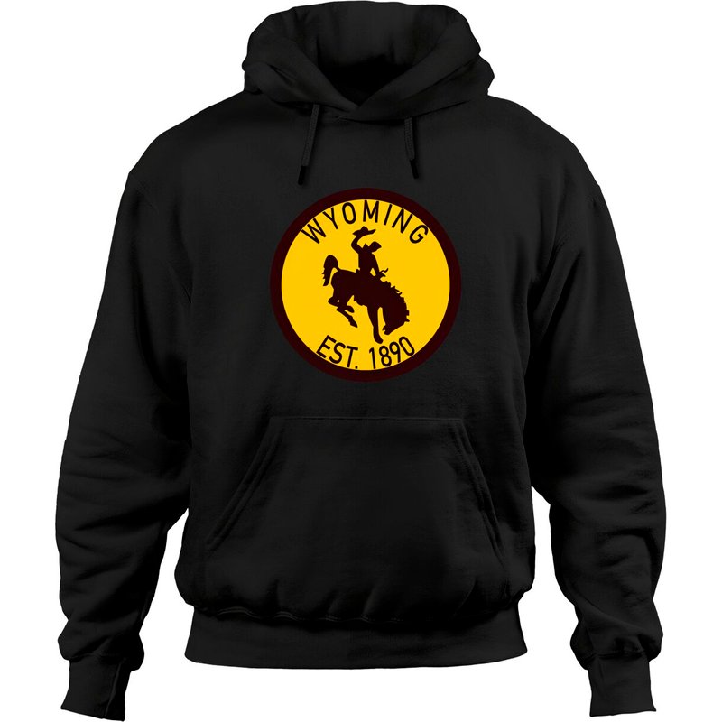Wyoming Established 1890 - Wyoming Cowboys - Hoodies — Sweats à capuche pour hommes