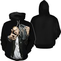 Eminem Rapper 3d Hoodie