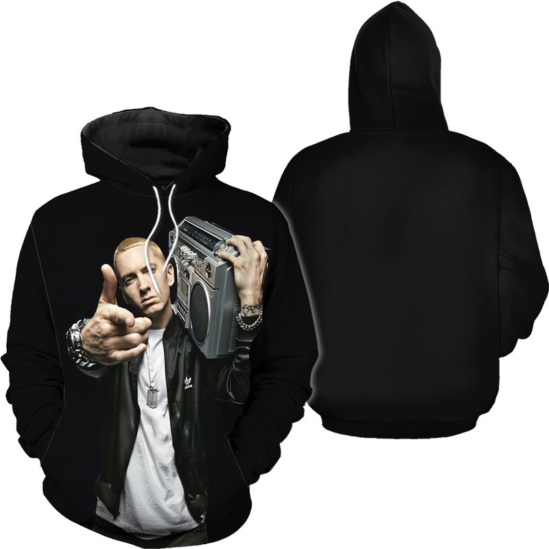 Eminem Rapper 3d Hoodie — Mens Hoodies
