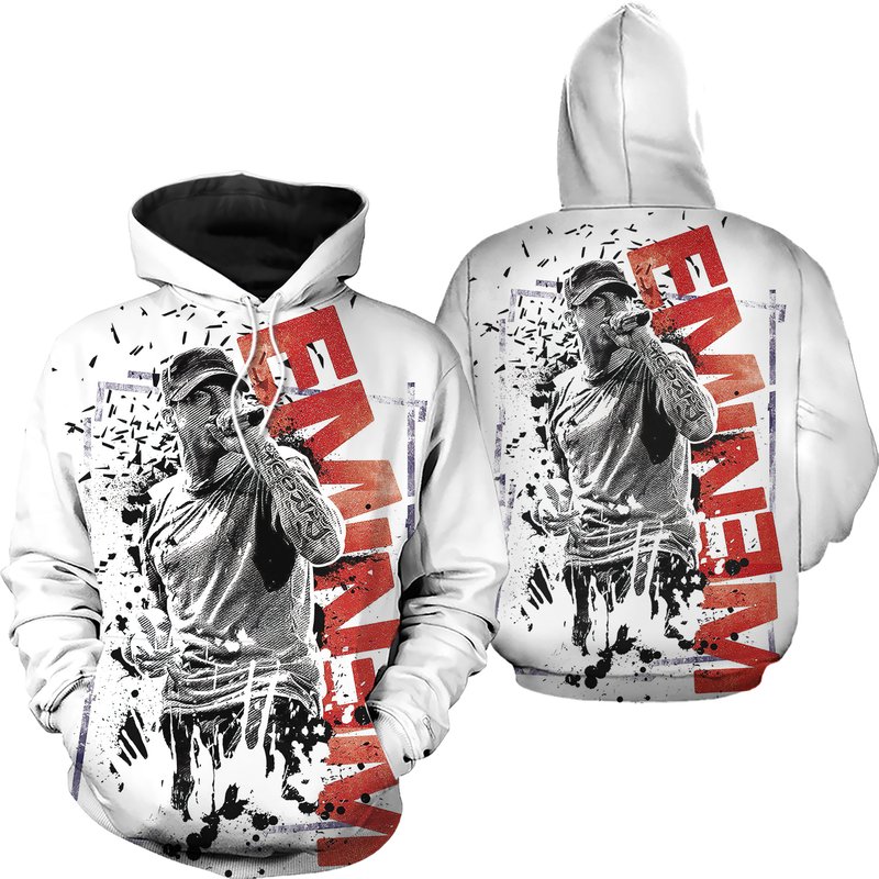 3d Eminem Eminem Slim Shady Hoodies — Sweats à capuche pour hommes