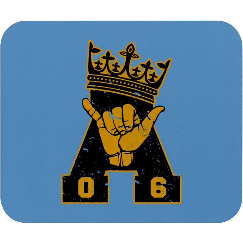 Alpha Fraternity Phi Men's Alpha Frat 1906 Black G Mouse Pads