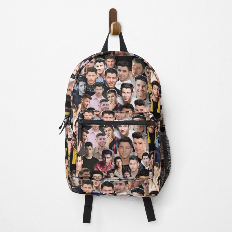 Nick Jonas Collage Backpack — Sacs à dos décontractés