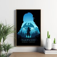 Rimuru Tempest Anime Poster, Anime Art Poster