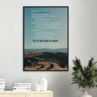 Just Be A Rock - Everything Everywhere All At Once Poster — Posters & Prints