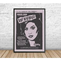 Amy Winehouse Music Concert Poster