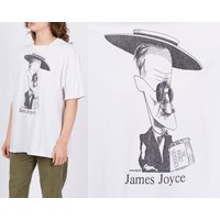 90s James Joyce Author Caricature T Shirt