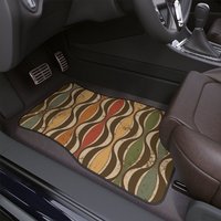 Wavy Boho Hippie Car Mats