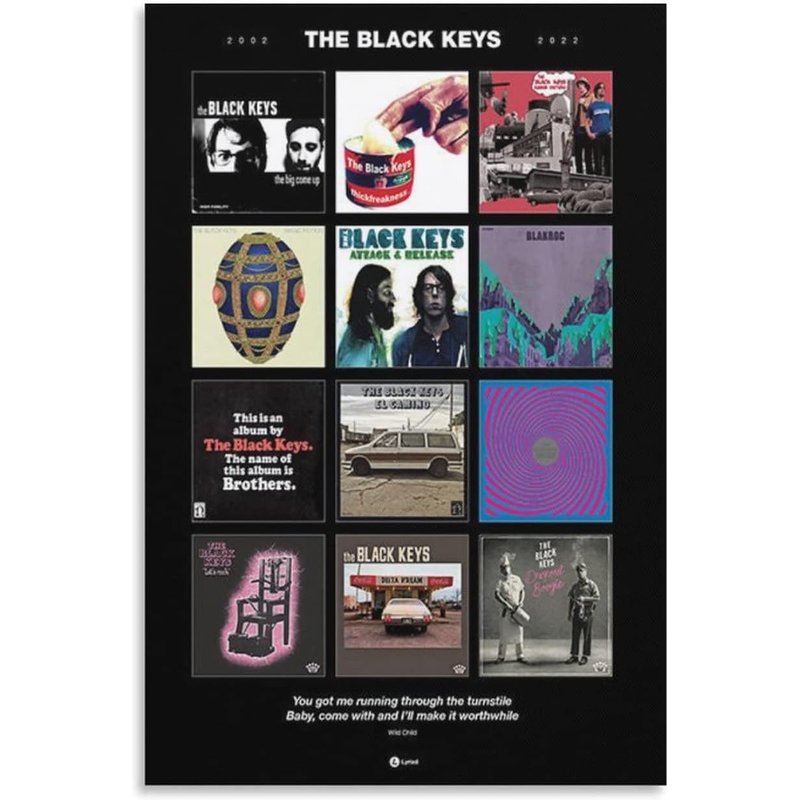 The Black Keys Poster, Dropout Boogie Poster, Wall Art Decor — Affiches et impressions