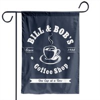 Bill And Bob's Coffee Shop Aa Recovery Gift Garden Flags — Decorative Flags