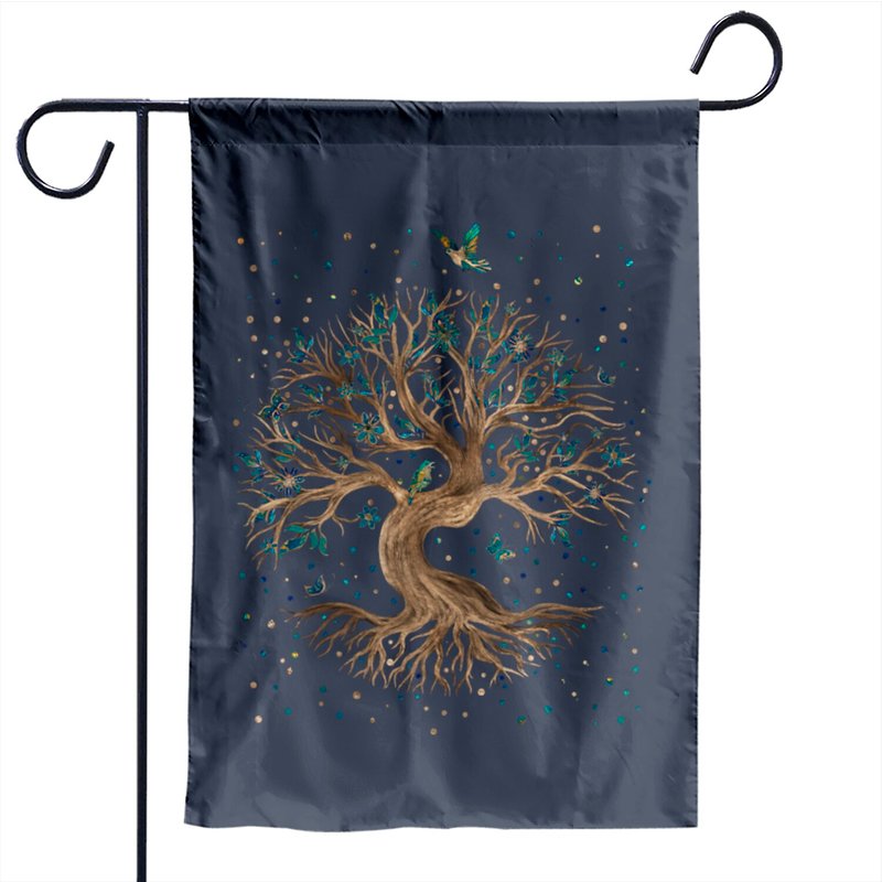 Tree Of Life - Yggdrasil Garden Flags — Decorative Flags