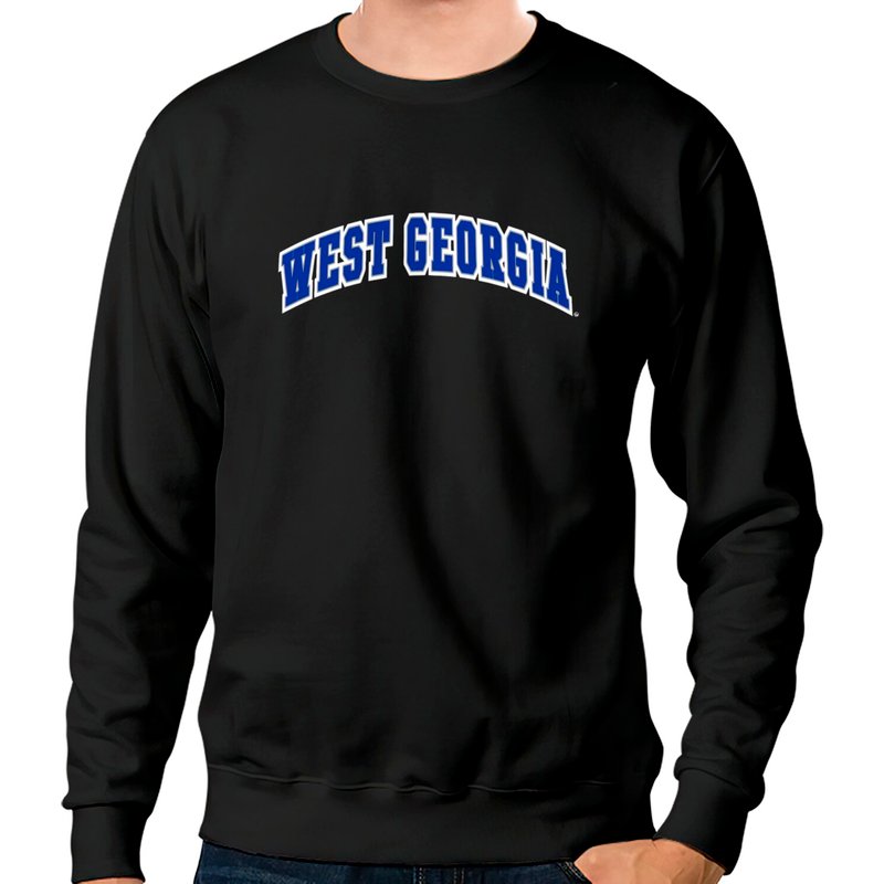 University Of West Georgia Arch Wordmark Crewneck Sweatshirts — Sweats à capuche pour hommes