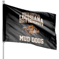 South Central Louisiana State University Mud Dogs - Waterboy - House Flags — Decorative Flags