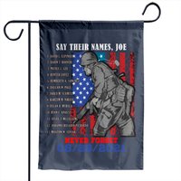 Say Their Names Joe Names Of Fallen 13 Soldiers Garden Flags