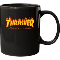 Vintage 2000s Thrasher Magazine Flames White Mugs