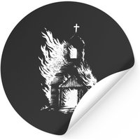 Burning Church - Burning Church - Stickers — Stickers & Decals