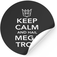 Transformers Keep Calm And Hail Megatron Deceptico Stickers — Autocollants et stickers
