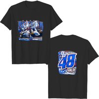Y2k 2010s Danny Dietrich Sprint Car Dirt Track Racing Blue Graphic T-shirt