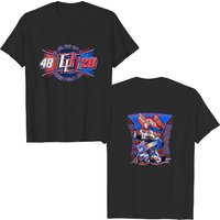 Y2k 2010s Danny Dietrich Sprint Car Dirt Track Racing Blue Graphic T-shirt