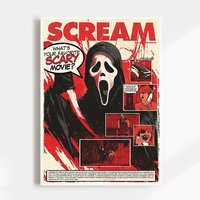 1996 Scream Movie Poster Print, Horror Movie Poster — Affiches et impressions