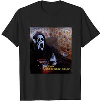 Nothin' Chillin Killin Horror T-shirts, Let's Watch Scary Movies T-shirts
