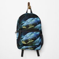 Blue Snake Backpack