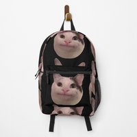 Beluga Cat Pattern Backpack