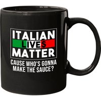Funny Italian Lives Matter Cook Gift Italy Flag. Mugs — Tasses et gobelets