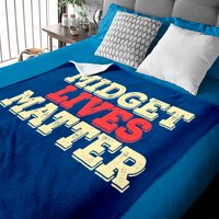 "midget Lives Matter" Baby Blanket Design For Your Baby Blankets — Couvertures pour bébé