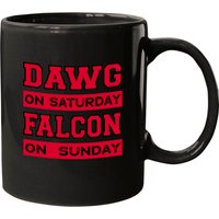 Dawg On Saturday Falcon On Sunday Atlanta Athens F Mugs