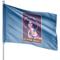Abstract Diana Ross In Wpap - Diana Ross - House Flags