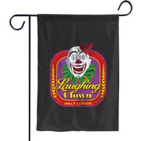 Laughing Clown Malt Liquor Garden Flags — Decorative Flags
