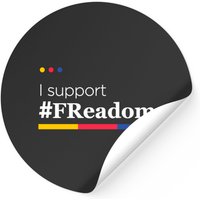 Freadom Short Sleeve Stickers, Librarian Reading Stickers, Bookish Stickers — Stickers & Decals