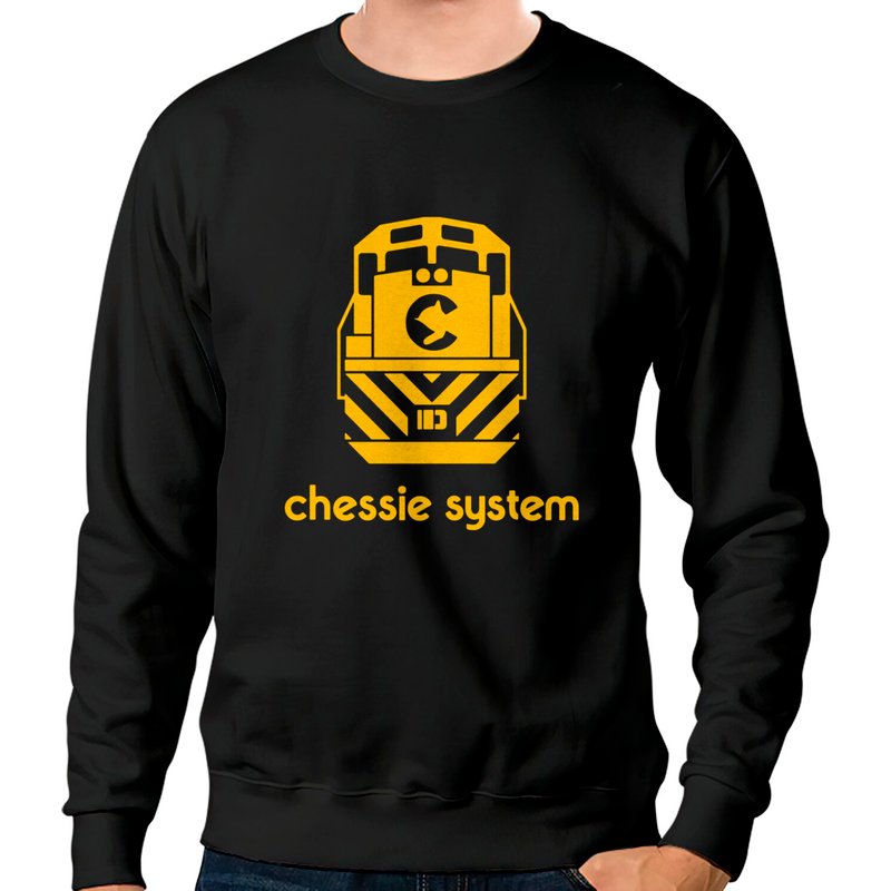Chessie System Railroad Train Engine - Chessie System Railroad - Sweatshirts — Sweats à capuche pour hommes
