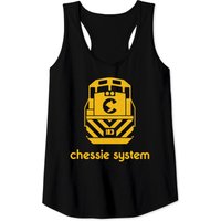 Chessie System Railroad Train Engine - Chessie System Railroad - Tank Tops