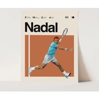 Rafael Nadal Inspired Poster — Affiches et impressions