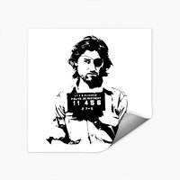Snake Plissken Mugshot Stickers - Escape From New York Graphic Sticker — Stickers & Decals