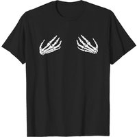Glow In The Dark Skeleton Hand T Shirt