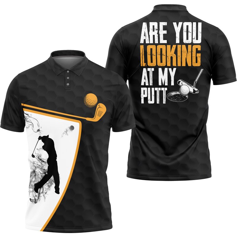 Golf Polo Shirts Funny Golf Polo Shirts — Chemises décontractées pour hommes