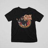 Ozzy Osbourne Diary Of A Madman World Tour 82 Vintage Tee T-shirt Mens Unisex